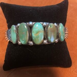 Turquoise and sterling silver cuff purchased mid 80’s in New Mexico